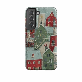 Samsung Tough Case - Citywinkles Red By Maja Lindberg Handheld device