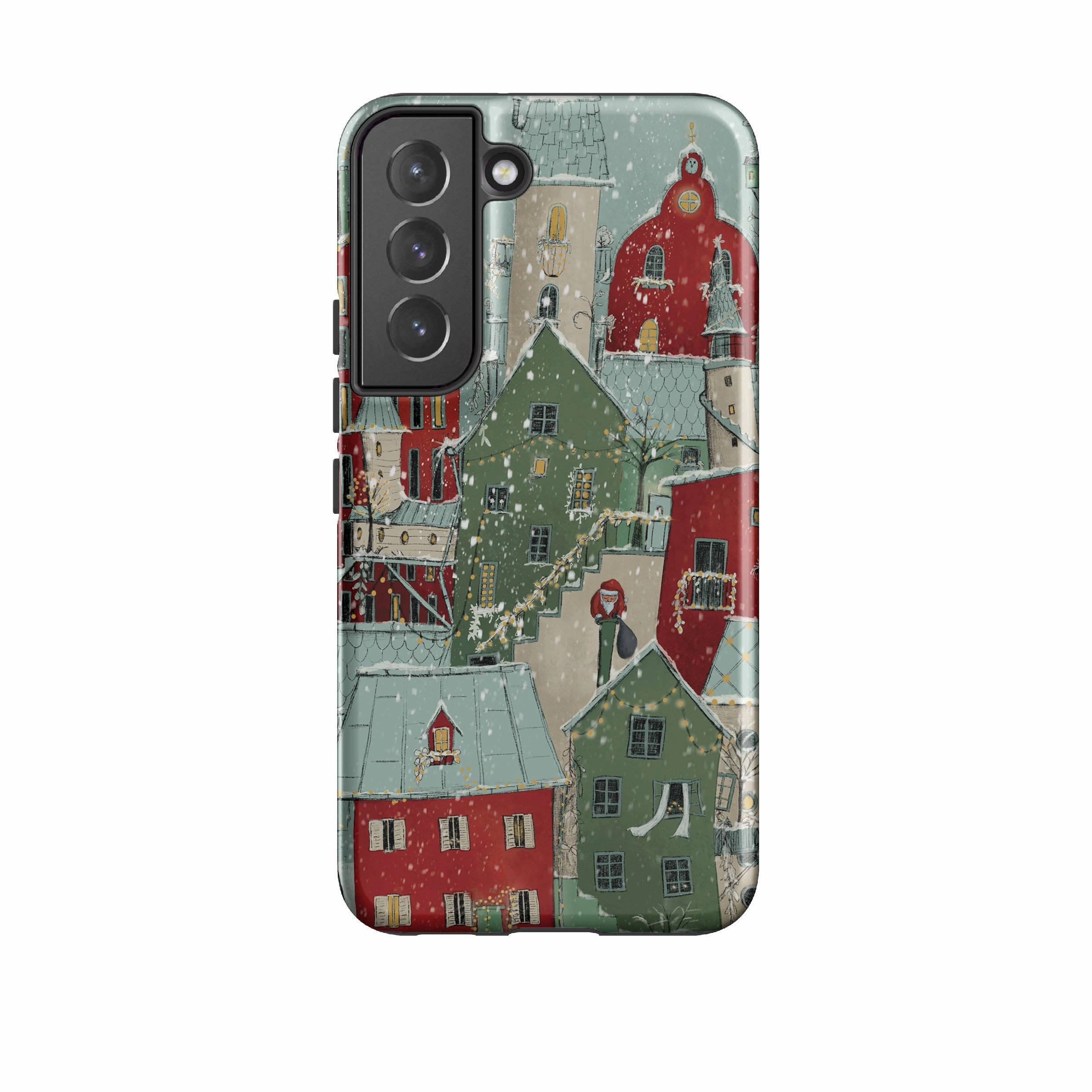 Samsung Tough Case - Citywinkles Red By Maja Lindberg Sport Inspired Office Accessory