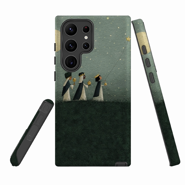 Samsung Tough Case - We Three Kings By Maja Lindberg Sleek Detail Refined Pattern