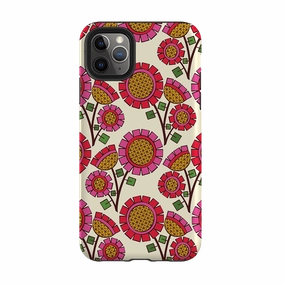 iPhone Tough Case - Pop Flower By Amelia Bowman Anti Shock Layer