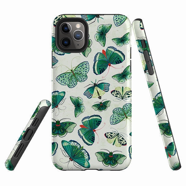 Minimal Aesthetic Touch iPhone Tough Case - Whisper Of Moths By Katherine Quinn