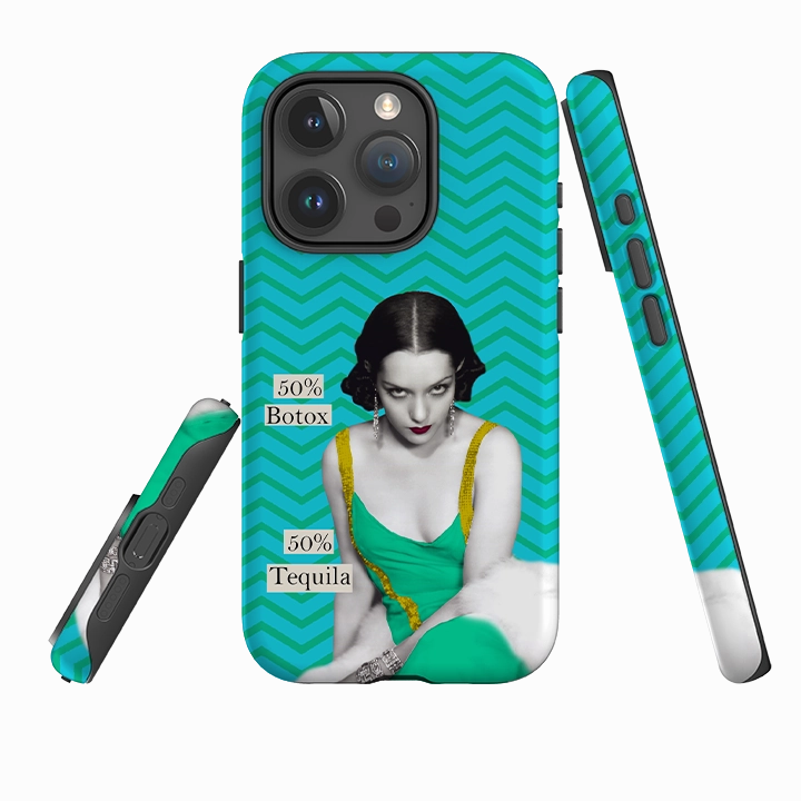 Anti glare Modern Layer iPhone Tough Case - Tequila By Clare Jordan