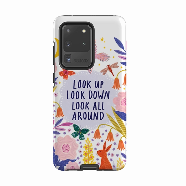 Samsung Tough Case - Look Up Look Down By Lee Foster Wilson Luxury Texture