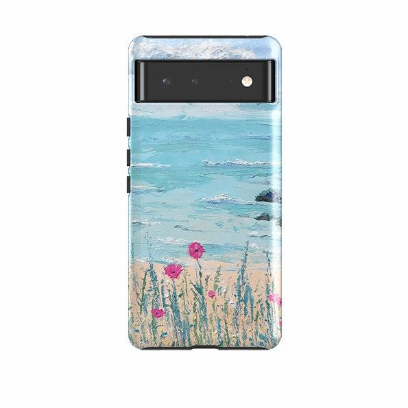 Soft touch layer Google Tough Case -  Seascape By Mary Stubberfield