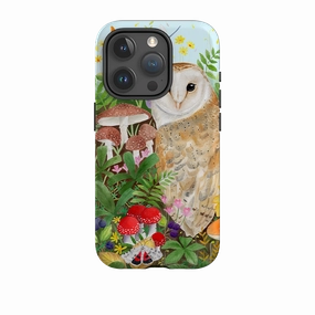 iPhone Tough Case - Owl Garden By Bex Parkin Protective Surface