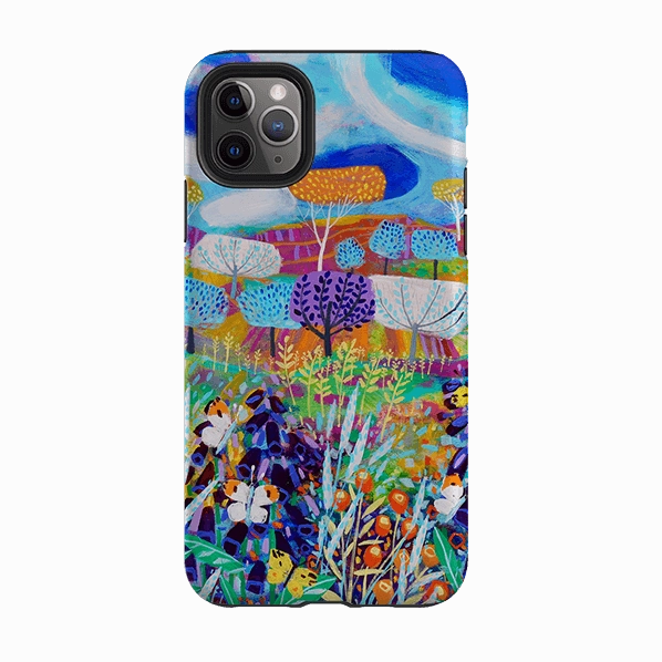 Smooth Coating Light Frame iPhone Tough Case - The Day By Claire West