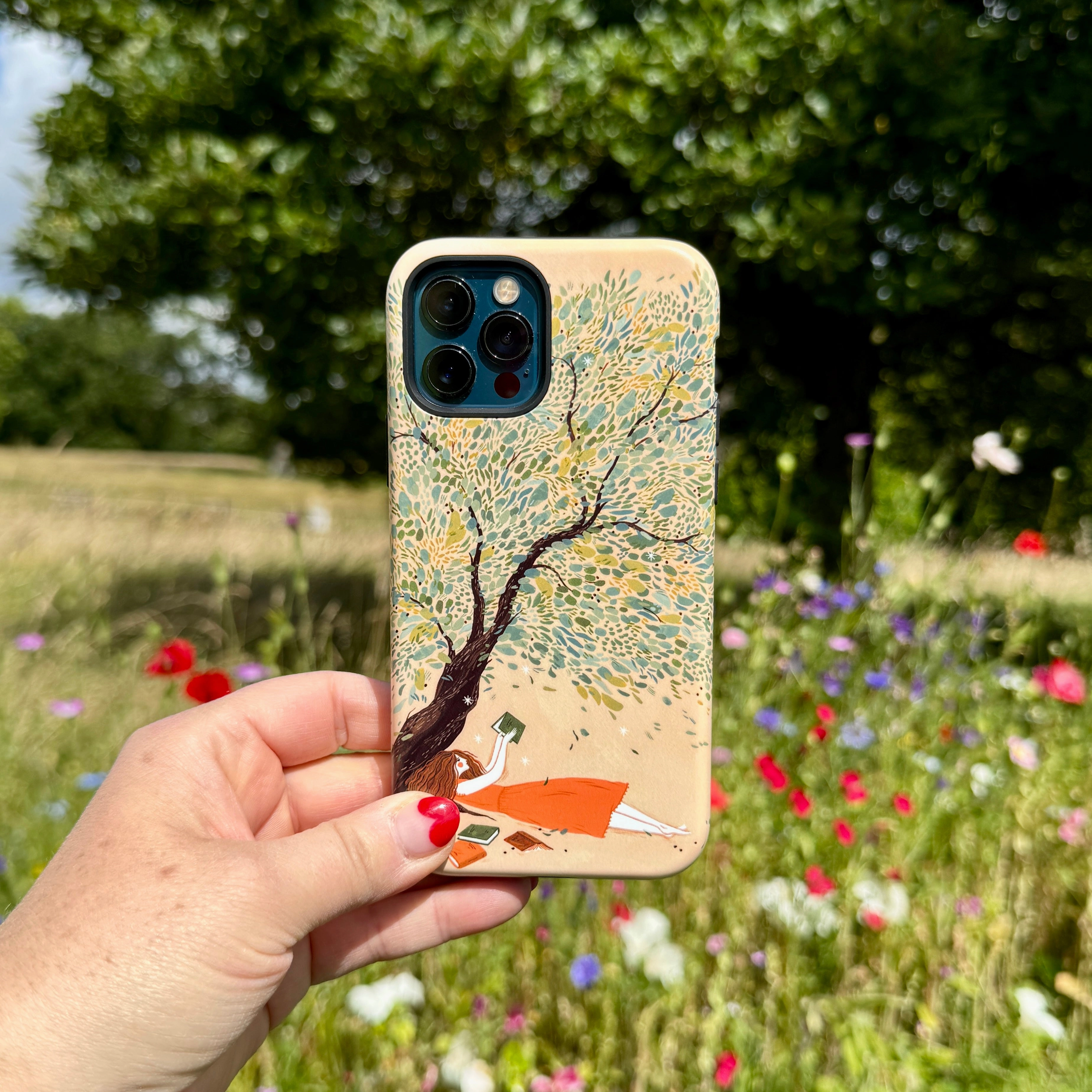Minimal Cover iPhone Tough Case - The Olive Tree By Madalina Andronic
