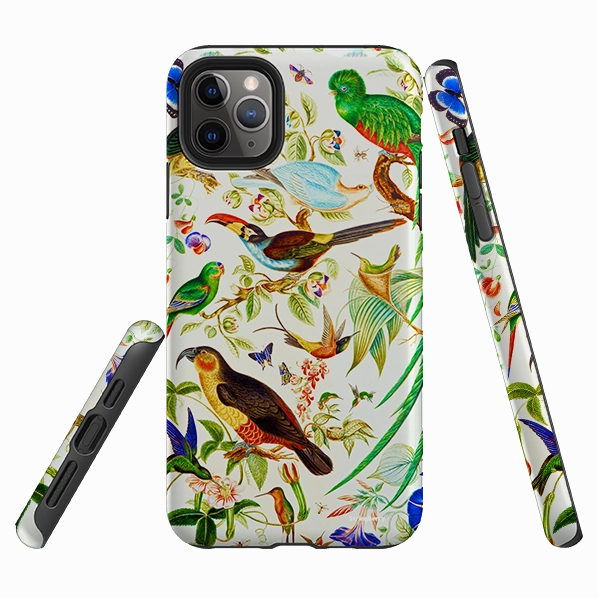 Soft Edge Durable Look iPhone Tough Case - Botanical Gardens By Heritage