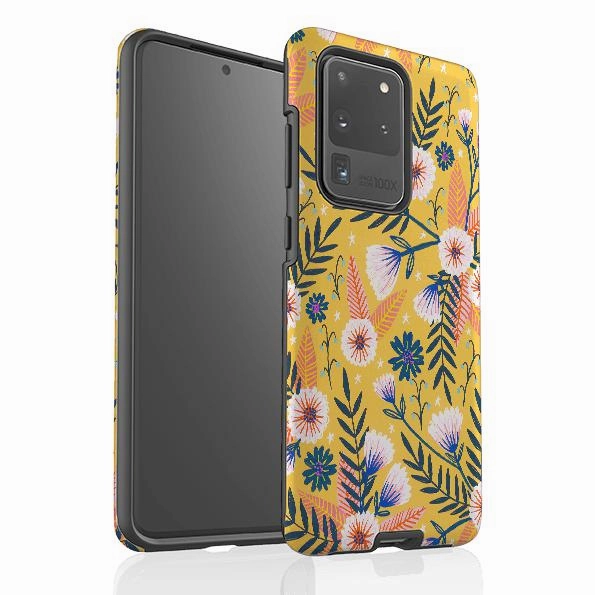 Transparent Edge Samsung Tough Case - Summertime Garden By Lee Foster Wilson