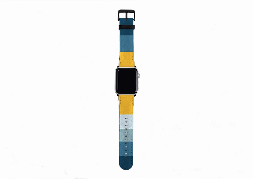 Trendy Accessory Design Modern Activity Style Apple Watch Strap- Madrid Chroma Horizontal Stripe