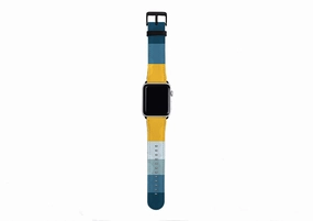 Trendy Accessory Design Modern Activity Style Apple Watch Strap- Madrid Chroma Horizontal Stripe