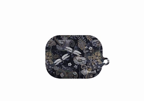 Belsay Pattern AirPod Pro Case ( Gen 1 & 2 ) shock resistant travel case leather surface airpods protector