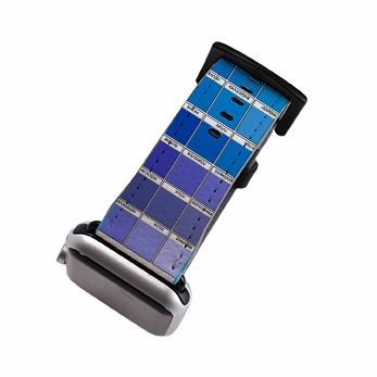 Blue Chromology By Kitty Joseph Apple Watch Strap Modern Fashion Touch Rugged Fitness Look