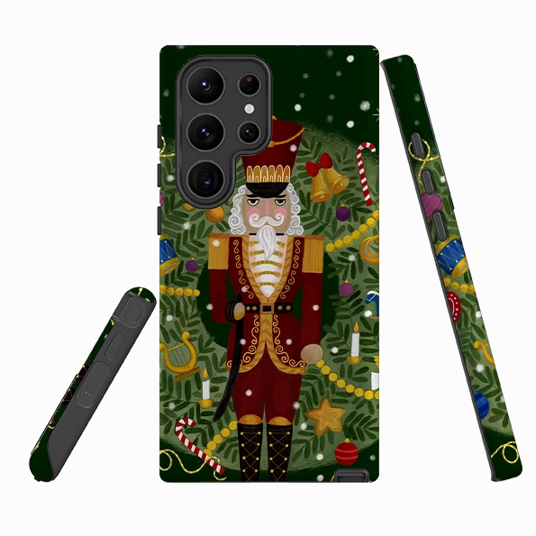 Samsung Tough Case - Red Nutcracker By Bex Parkin Compact Style