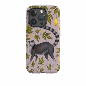 iPhone Tough Case - Lemur By Catherine Rowe Clear Surface Stylish frame