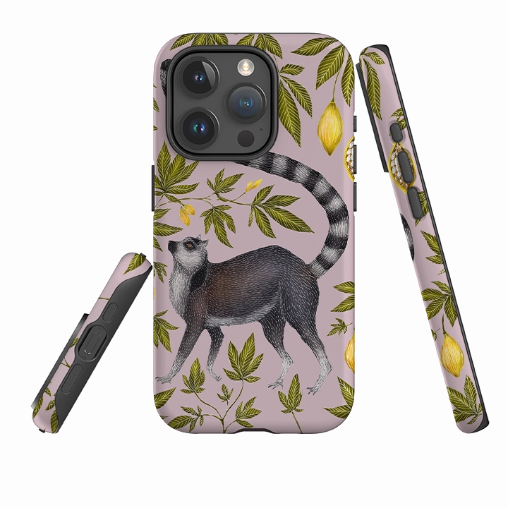iPhone Tough Case - Lemur By Catherine Rowe Premium Touch Daily Style