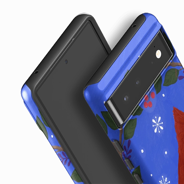 Google Tough Case -  Cardinal Wreath By Bex Parkin Hybrid Look Matte Shield