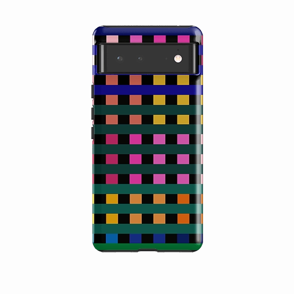 Light Touch Google Tough Case -  Newton Check By Kitty Joseph