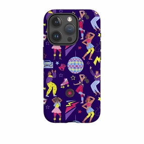 Textured Grip Anti scratch iPhone Tough Case - Disco By Caroline Bonne Muller