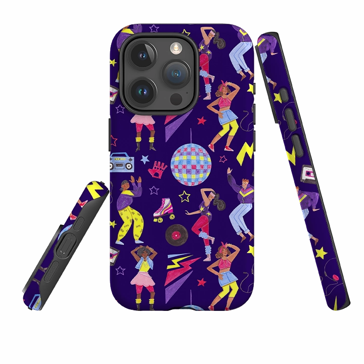 Soft Frame iPhone Tough Case - Disco By Caroline Bonne Muller