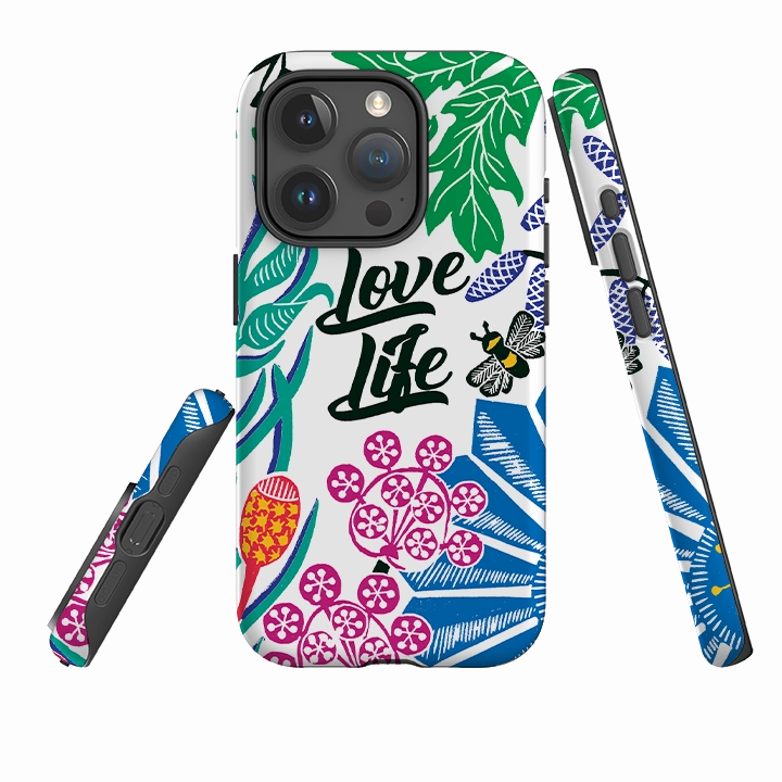 Modern Accessory Minimal Protection iPhone Tough Case - Love Life By Kate Heiss