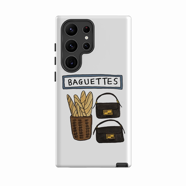 Hybrid Shield Daily Essential Samsung Tough Case - Fendi Baguettes By Angelica Hicks