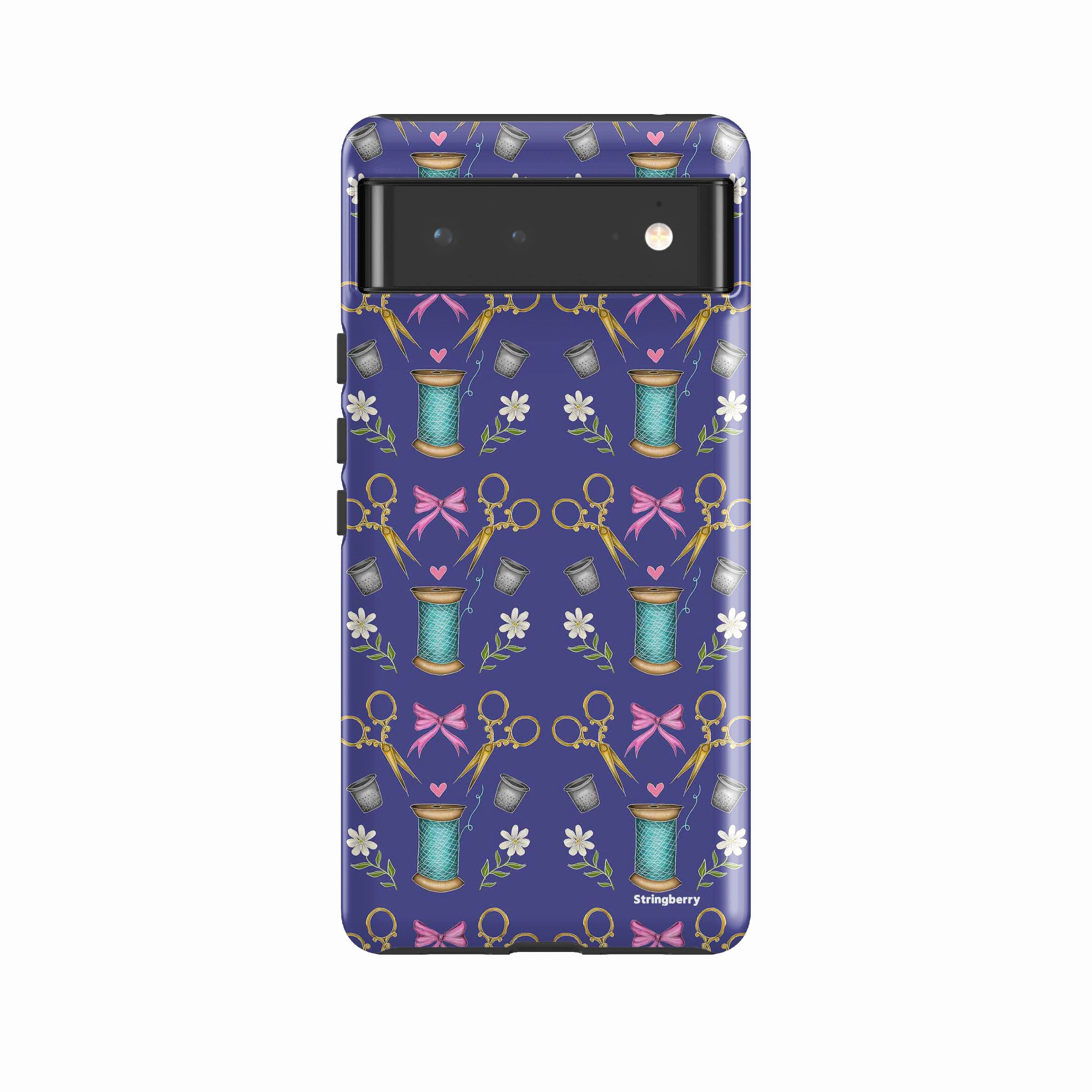 Durable Surface Gloss Finish Texture Google Tough Case -  Google Pixel Case Sewing Pattern By Catherine Rowe