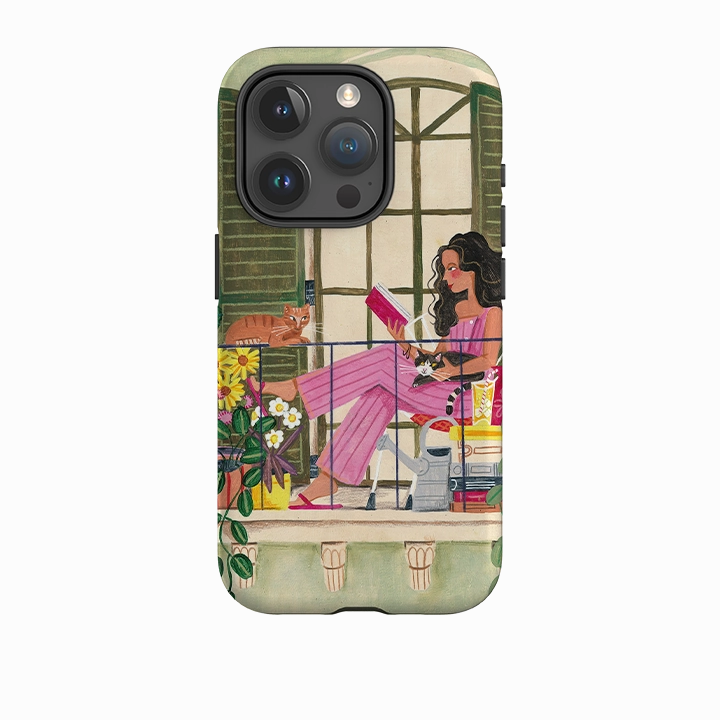 High protection iPhone Tough Case - Balcony By Caroline Bonne Muller