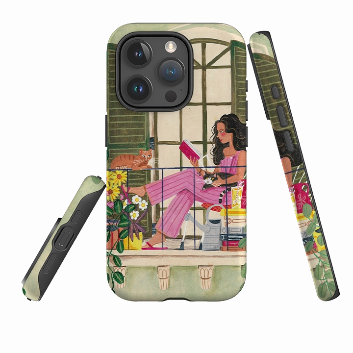 Everyday Carry Luxury Feel iPhone Tough Case - Balcony By Caroline Bonne Muller