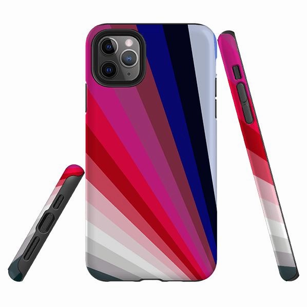 Drop Shield iPhone Tough Case - Spectrum Fan 2 By Kitty Joseph