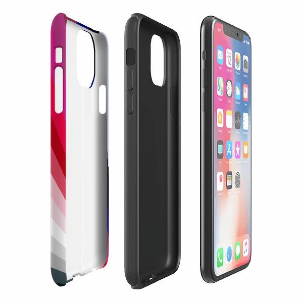 iPhone Tough Case - Spectrum Fan 2 By Kitty Joseph Protective Craft Matte Protection