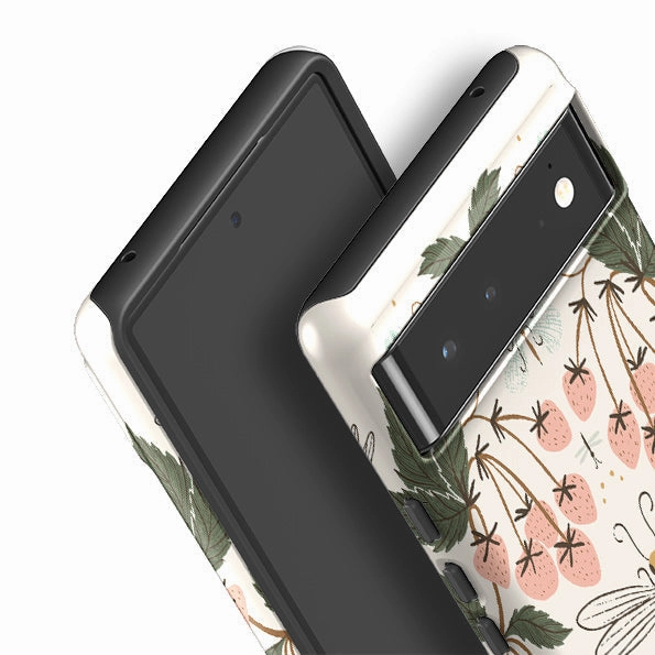 Luxury Finish Google Tough Case -  Bugs And Berries By Meghann Rader