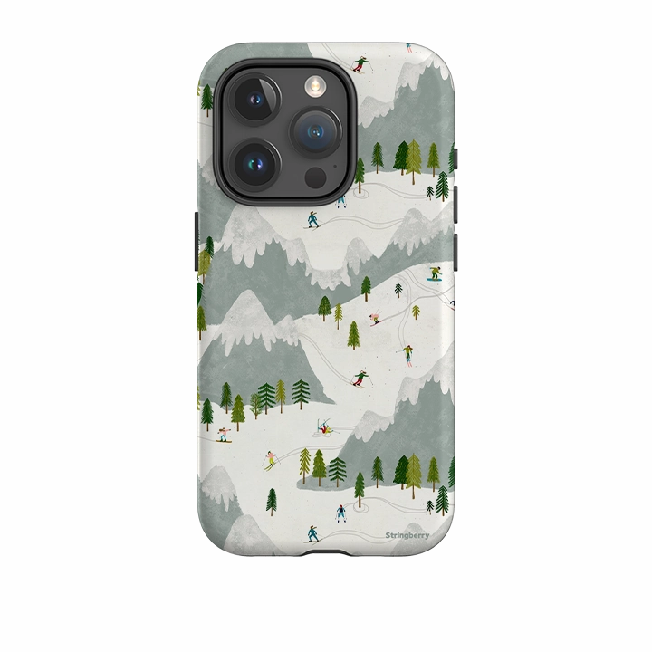Hybrid Frame iPhone Tough Case - Winter Landscape I By Katherine Quinn