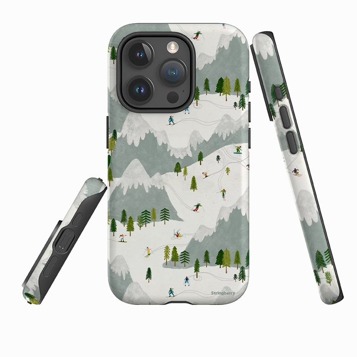 Flexible Edge iPhone Tough Case - Winter Landscape I By Katherine Quinn