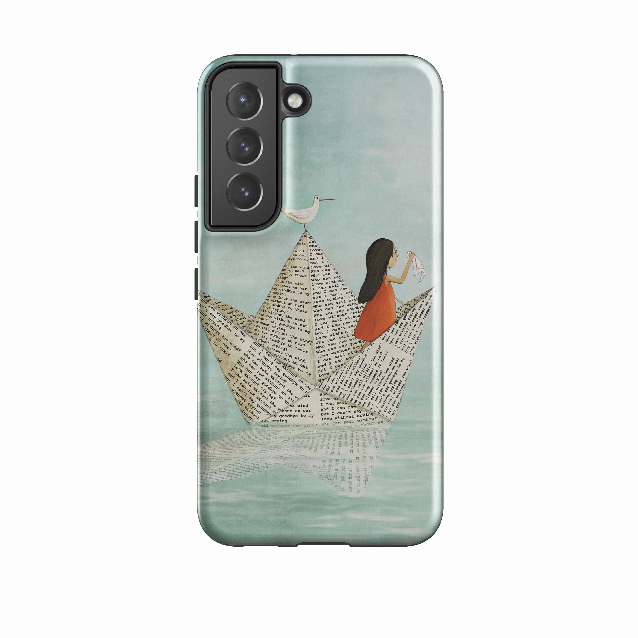 Samsung Tough Case - Sail Without A Wind By Maja Lindberg Hybrid Detail