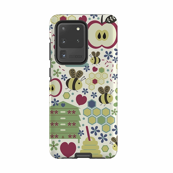 Samsung Tough Case - Honey Bees By Suzy Taylor Rugged Look Finish