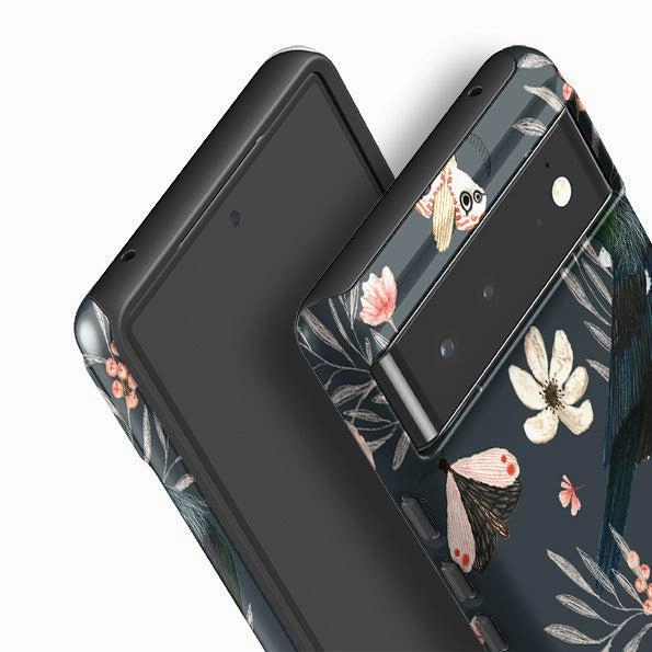 Google Tough Case -  Moths And Tuis By Katherine Quinn Durable Design Texture Durable Surface Design