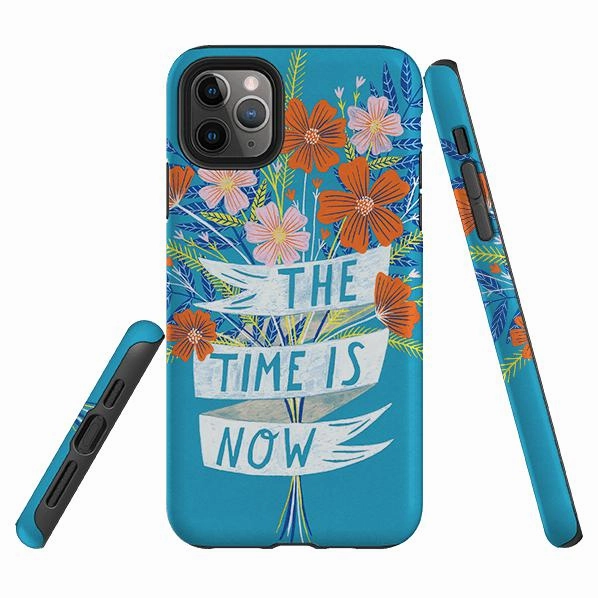 Urban Style Matte Texture Design iPhone Tough Case - Time Is Now By Lee Foster Wilson