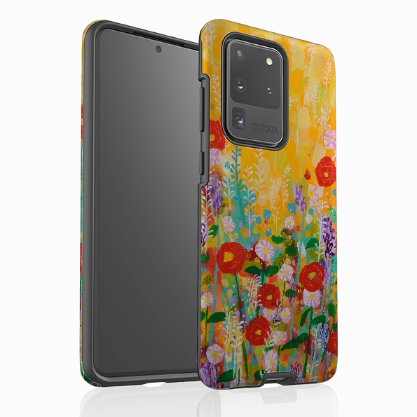Samsung Tough Case - Summer Meadow By Claire West Flexible Pattern Soft Design
