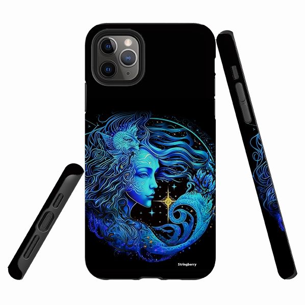 iPhone Tough Case - Aquarius Elegant Appearance