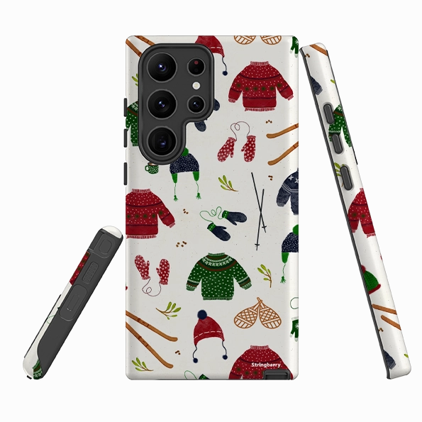 Sleek Guard Soft Finish Samsung Tough Case - Winter Clothes By Katherine Quinn