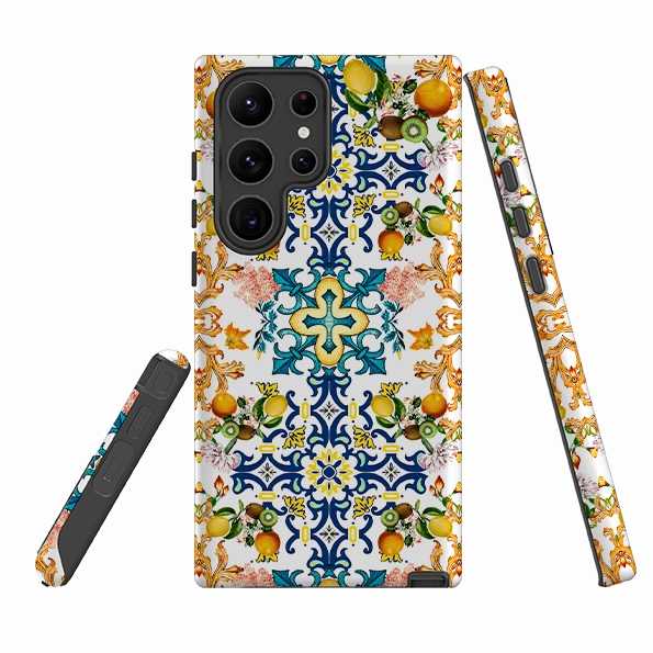 Samsung Tough Case - Naples Pattern Sport Inspired Smooth Design