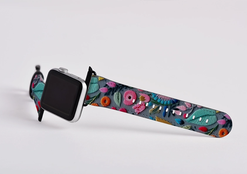 Professional Look Durable Motion Gear Spring Petals III Apple Watch Strap
