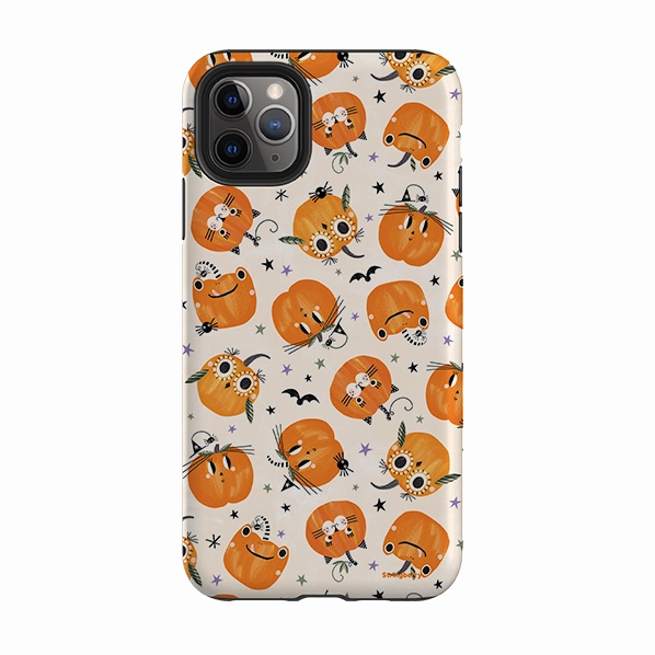 Smooth Craft iPhone Tough Case - Halloween Pumpkin Light By Ali Brookes