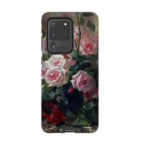 Samsung Tough Case - Rose Floral By Heritage Magnetic Mount Urban Fashion