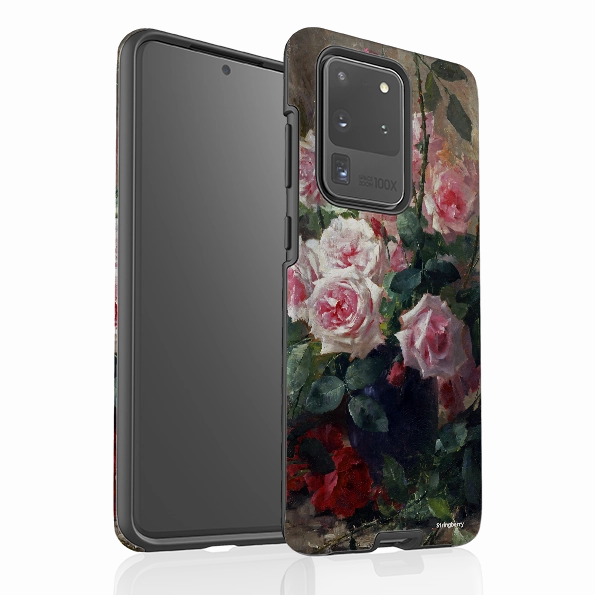 Protective Look Stylish Choice Samsung Tough Case - Rose Floral By Heritage