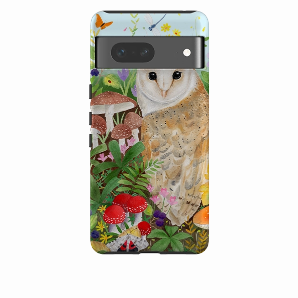 Google Tough Case -  Owl Garden By Bex Parkin Classic Texture Flexible Material