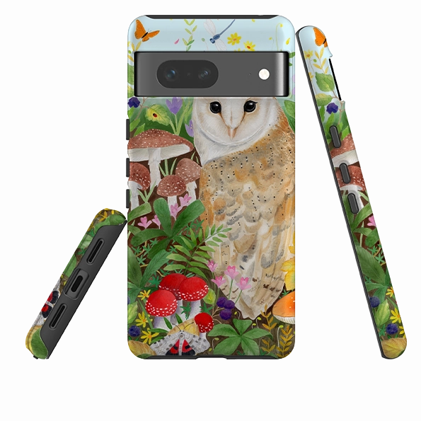 Rugged Design Google Tough Case -  Owl Garden By Bex Parkin