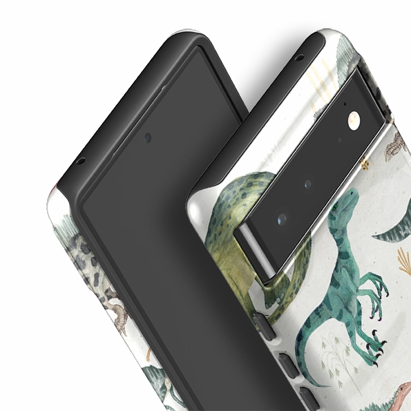 Google Tough Case -  Dinosaur Pastel By Katherine Quinn Strong Surface