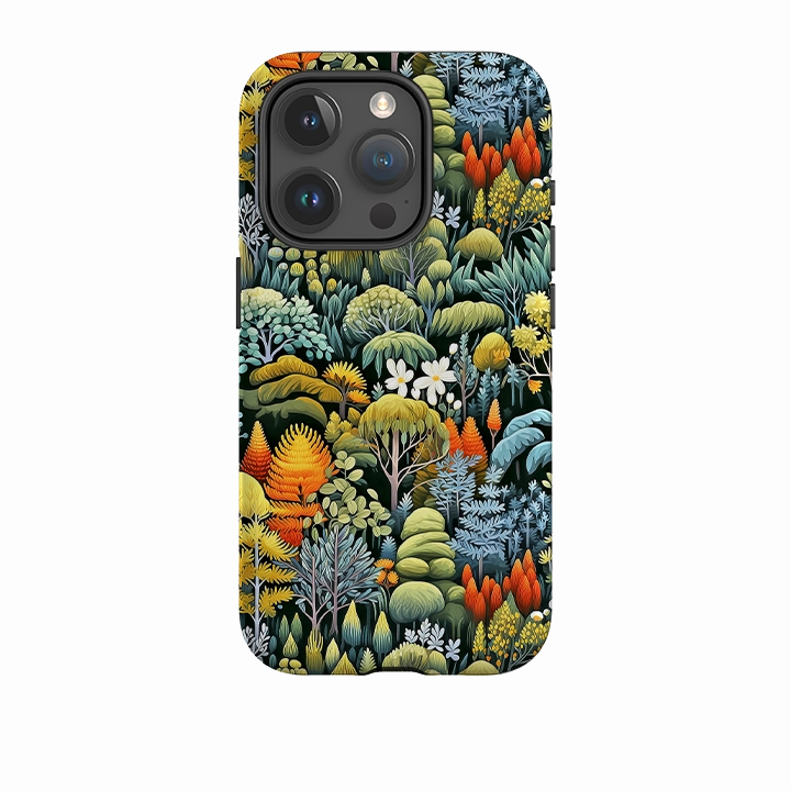 Stylish Color iPhone Tough Case - New Forest